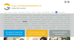 Desktop Screenshot of hospiz-berlin.de